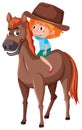 A cowgirl riding horse