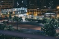 Cowles Commons from above in Des Moines, Iowa