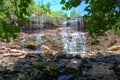 Cowley Lake Waterfall Royalty Free Stock Photo