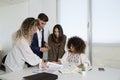 Coworkers working in the office Royalty Free Stock Photo