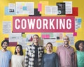 Coworking Space Community Business Start-up Concept