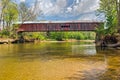 Cox Ford Covered Bridge Royalty Free Stock Photo