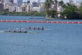 Coxless four competition at Rio2016 Olympics Royalty Free Stock Photo
