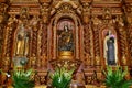 San Juan Bautista temple, main church of coyoacan in mexico city. IX Royalty Free Stock Photo