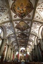 Interior of Parroquia San Juan Bautista Royalty Free Stock Photo