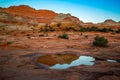 Coyote Buttes in the Vermilion Cliffs Arizona Royalty Free Stock Photo