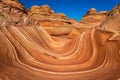 Coyote Buttes in the Vermilion Cliffs Arizona Royalty Free Stock Photo