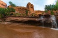 Coyote Gulch Lower Waterfall Royalty Free Stock Photo