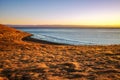 Coyote Hills Regional Park under the sunset light, San Francisco Bay Area, Fremont, California Royalty Free Stock Photo