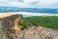 Coyote Wall Hike View in Washington Royalty Free Stock Photo