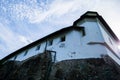 The fortification wall of the Cozia monastery Royalty Free Stock Photo