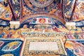 Fresco of Cozia Monastery, medieval Romania Royalty Free Stock Photo