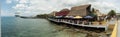 Cozumel Mexico - Waterfront Bar Royalty Free Stock Photo