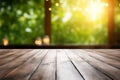 Cozy ambiance Wooden floor paired with a warm bokeh background