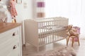 Cozy baby room interior