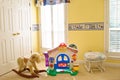 Cozy baby room with toys