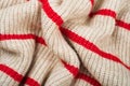 Cozy background of knitted texture with stripes Royalty Free Stock Photo