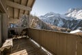 Cozy cabin in the middle of magical winter scenery in Sainte-Foy-Tarentaise, French Alps
