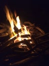 cozy campfire at the beach of gunungkidul Yogyakarta