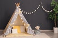 Cozy child`s room interior