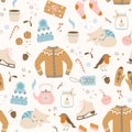 Cozy Christmas pattern