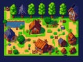 Cozy Cottage: A Charming 64-Bit Pixel Art House for Your Village