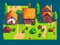 Cozy Cottage: A Charming 64-Bit Pixel Art House for Your Village