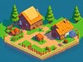 Cozy Cottage: A Charming 64-Bit Pixel Art House for Your Village