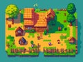 Cozy Cottage: A Charming 64-Bit Pixel Art House for Your Village