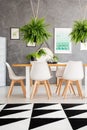 Cozy dining room interior Royalty Free Stock Photo