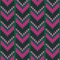 Cozy downward arrow lines christmas knit