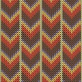 Cozy downward arrow lines knit texture geometric