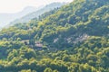 Cozy farm on a mountain near lake Garda in Italy