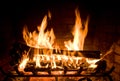Cozy Fireplace Royalty Free Stock Photo