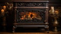 cozy fireplace stove