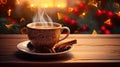 cozy holiday coffee