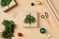 Cozy holiday vibes: Handmade, eco-friendly gift with vintage flair. Creative DIY celebration for an eco-conscious Christmas