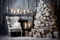 cozy interior Christmas design Royalty Free Stock Photo