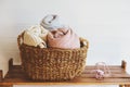 cozy interior details, scandinavian minimalistic lifestyle. Royalty Free Stock Photo