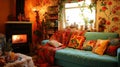 Cozy kitsch interior