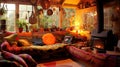 Cozy kitsch interior