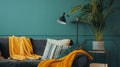 A Cozy Living Room Corner.AI generated image Royalty Free Stock Photo