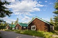 Cozy log cabin in a national park resort in Canada in the Canadian Rockies