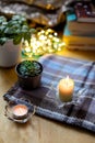 A cozy romantic atmosphere concept Royalty Free Stock Photo