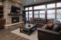 Cozy rustic barn design with modern comforts and natural elements for a warm and inviting interior