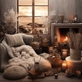 Cozy Rustic Hygge Collage