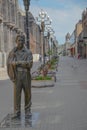 Cozy streets of Gyumri with beautiful monuments