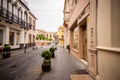 Cozy streets of La Orotava on a cloudy day, Tenerife