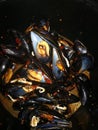 Cozze alla diavola Royalty Free Stock Photo