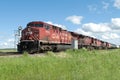 CP Rail Train on Summer Day